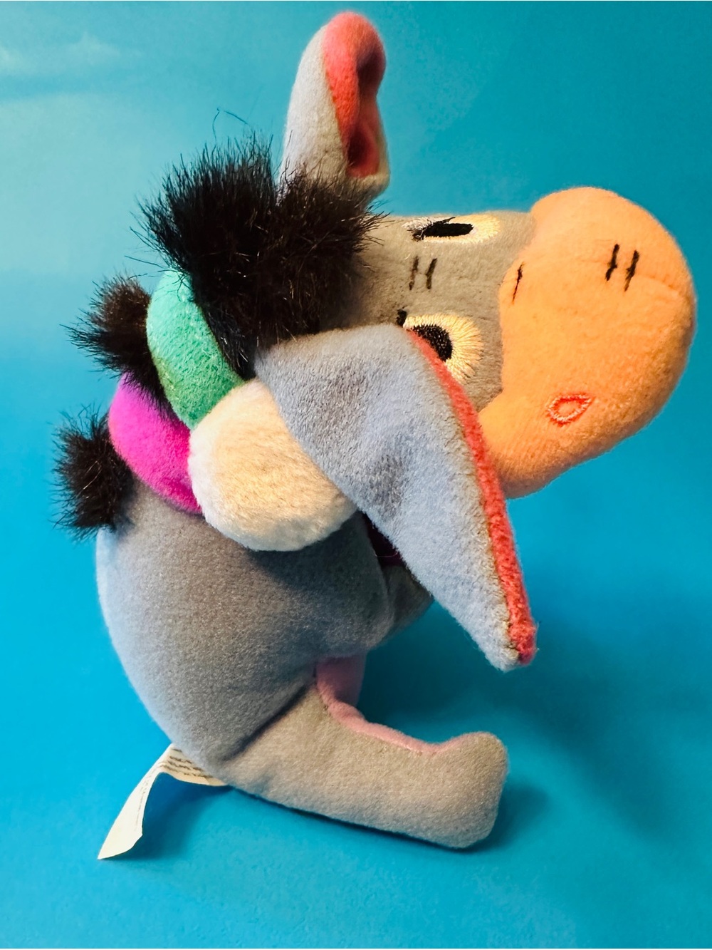 Disney Winnie The Pooh Winter Eeyore Clip On Plush  Fisher Price 5”